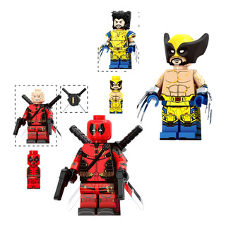 Figuras Armables Deadpool Wolverine Bootleg Figuras Armables Deadpool Wolverine Bootleg