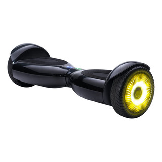 Hoverboard Todoterreno Ligero Negro Con Luces Led Hoverboard Todoterreno Ligero Negro Con Luces Led