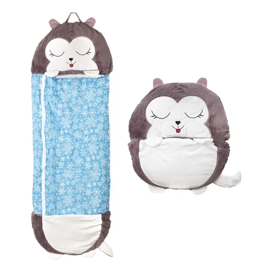 Bolsa De Dormir Para Niños Peluche Saco Y Almohada Bn0452