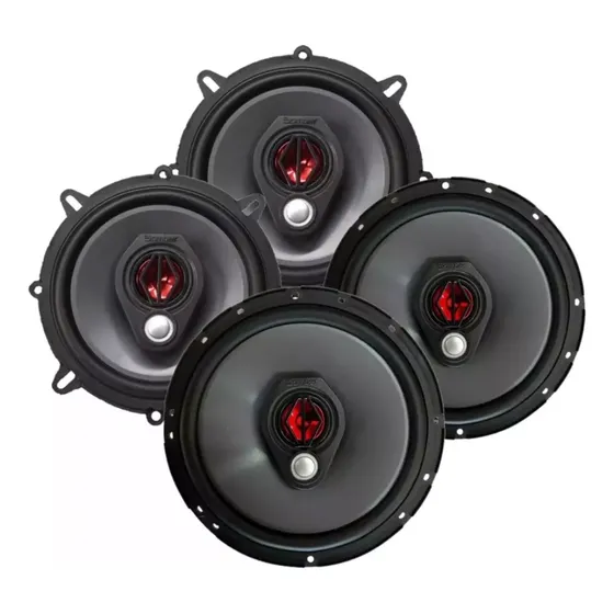 Kit Alto Falante Original 200w Gol G2 G3 G4 4 Portas Bomber