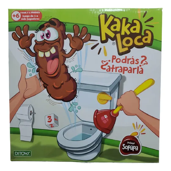 Juego De Mesa Kaka Loca Incluye Sopapa 2634 Ditoys