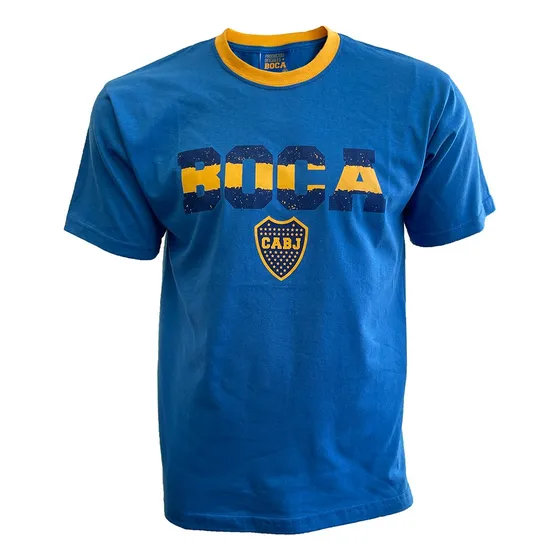 Remera Boca Juniors Con Licencia Oficial  100% Algodón