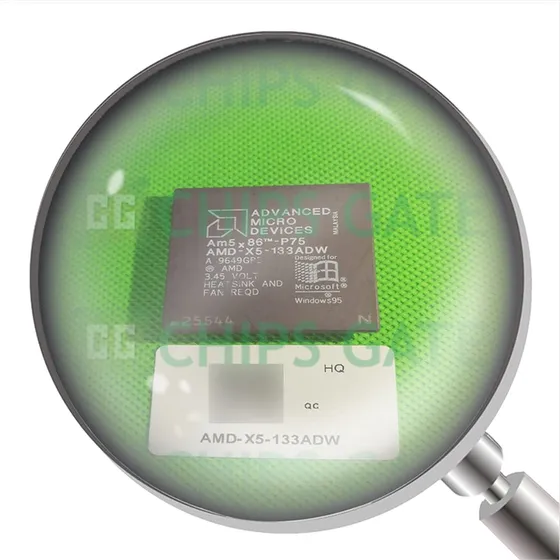 1 Pc Amd Am5x86-p75 Amd-x5-133adw Cpu De 32 Bits Pga168