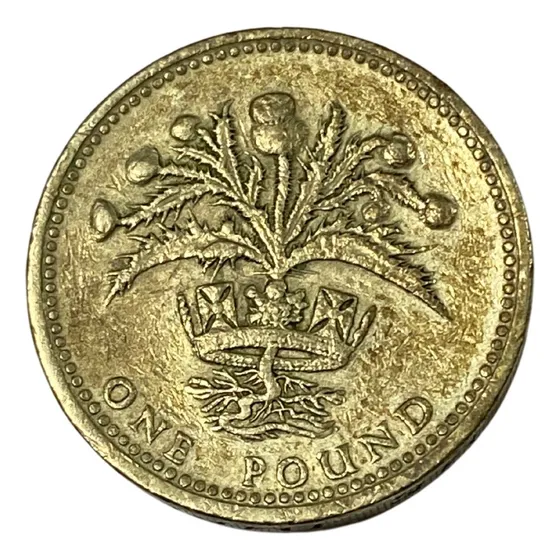 Inglaterra- 1 Libra Pound 1989