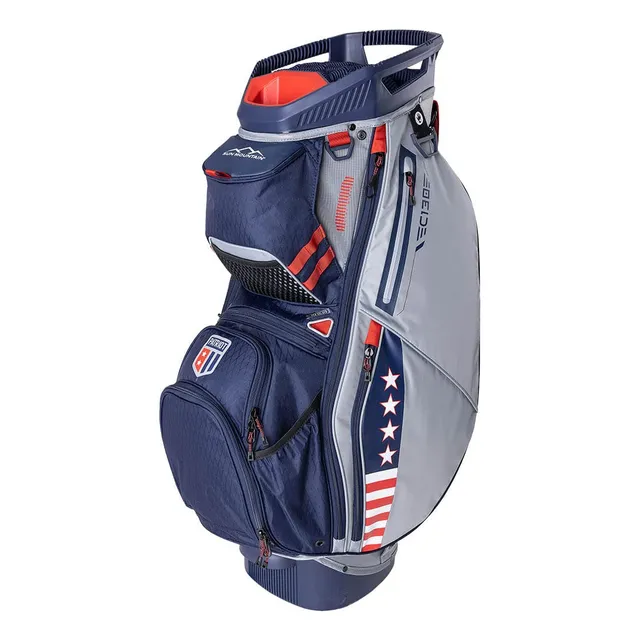 Sun Mountain 2 C-130 Bolsa Carrito Golf Azul Marino Gris