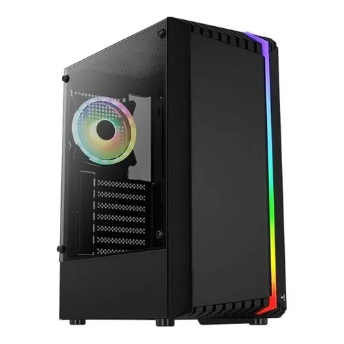 Gabinete Gamer Rgb Aerocool Bionic V2 Rgb Blanco Pcreg