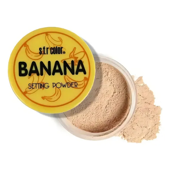 Polvo Traslucido Banana Maquillaje Setting Powder Color Translucido