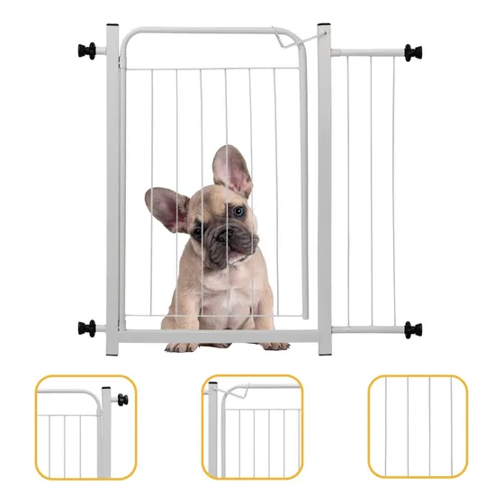 Grade Proteção Bebes Portão Pet Escada Porta Com Ext 15cm