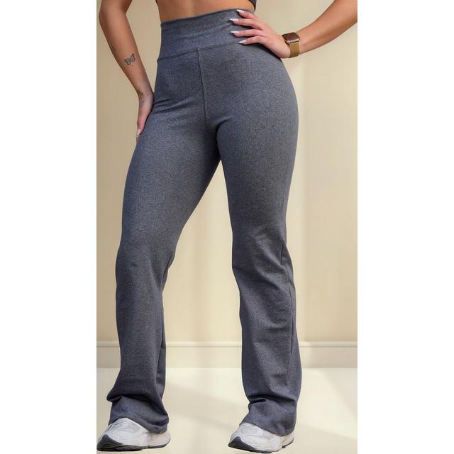 Calça Legging Flare Bailarina Leg Boca De Sino Cintura Alta Calça Legging Flare Bailarina Leg Boca De Sino Cintura Alta