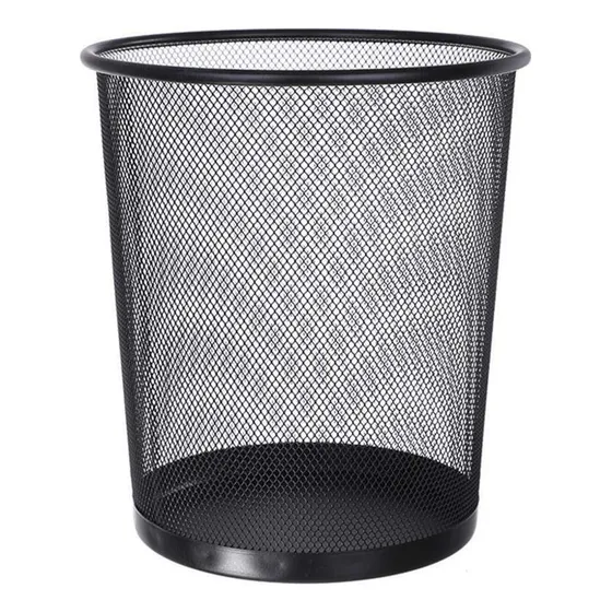 Papelera De Malla Metálica