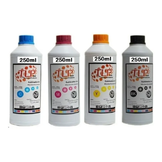 Tinta Para Sublimar Tlp Premium Juego C M Y K 250ml De Cada Color M Tinta CMYK