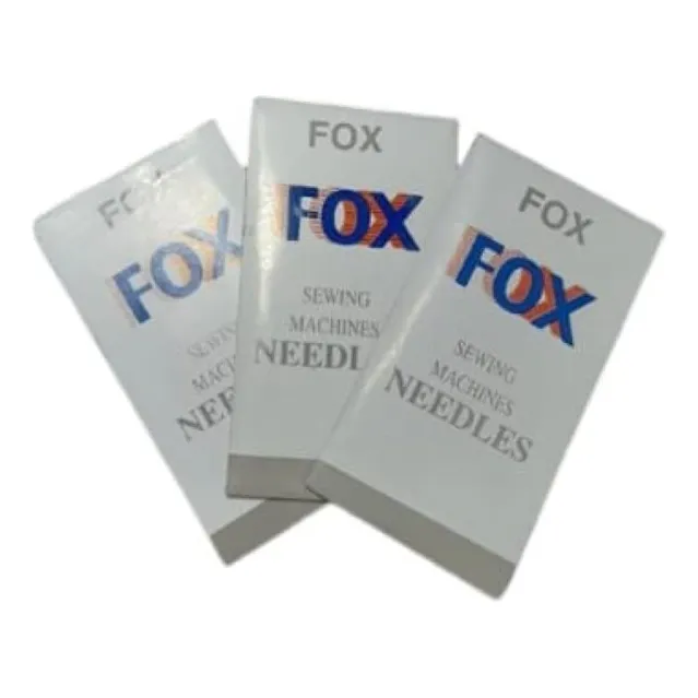 20 Agulhas Para Máquina Overlock / Interlock Industrial Fox