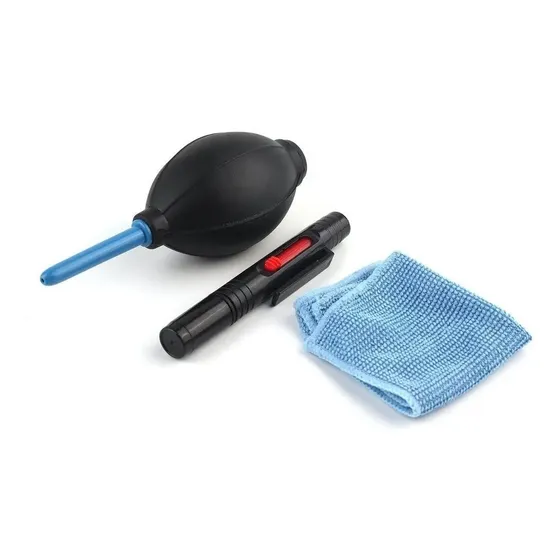 Kit Limpeza Camera Dslr E Filmadoras - Ec02 - 3 Peças