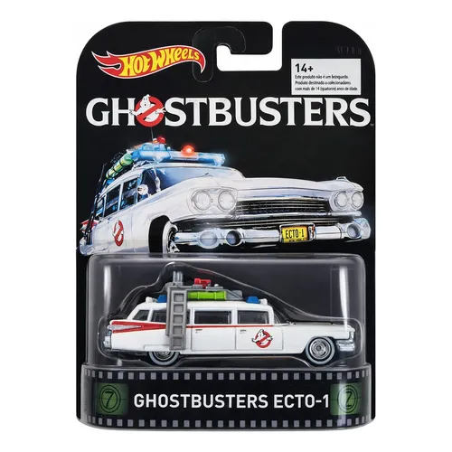 Conjunto Hot Wheels 1:64 Ghostbuster Ecto 1º/2º Ghosbuster, cor