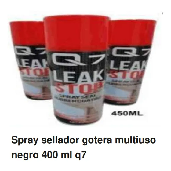 Spray Sellador De Goteras  Color Negro Q7