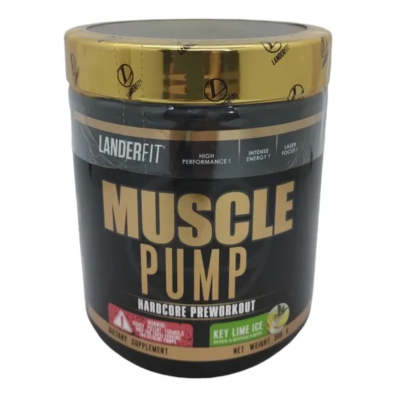 Muscle Pump X300 Gr Landerfit Pre Entreno Importado 
