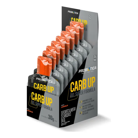 Carb Up Gel Super Fórmula - Caixa 10 Sachês - Probiótica