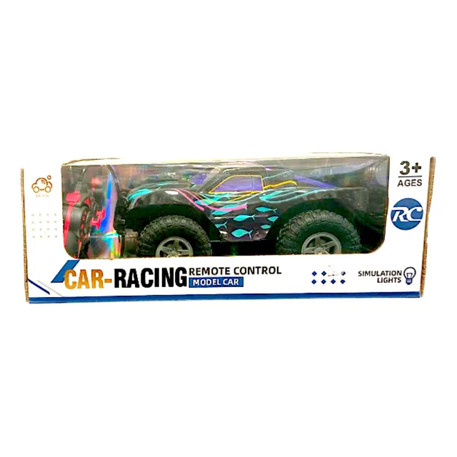 Auto Rally A Radio Control Con Luz Y Bateria Recargable