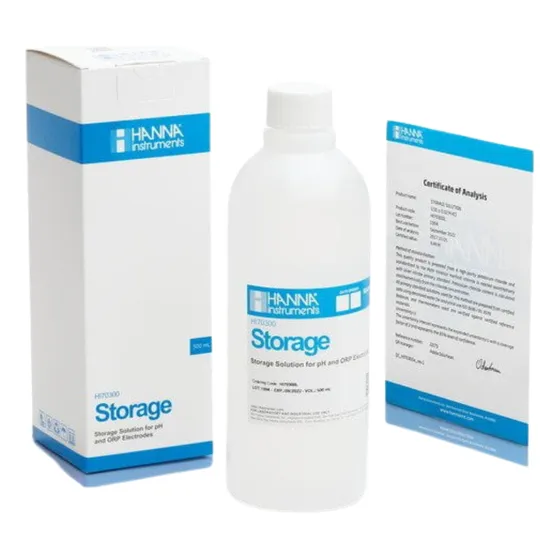 Solución De Almacenamiento P.electrodo De Ph Hanna Hi70300l
