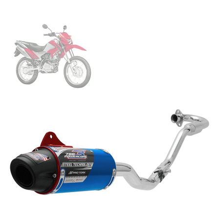 Escapamento Esportivo Powercore 3 Steel Nxr Bros 125 150 Nf Escapamento Esportivo Powercore 3 Steel Nxr Bros 125 150 Nf