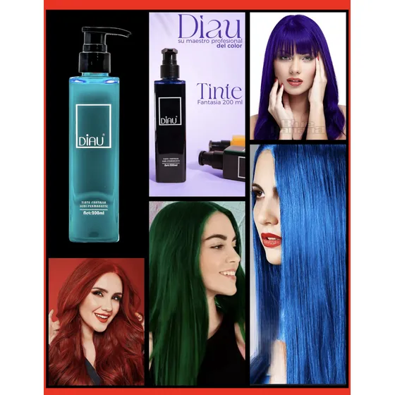 Tinte En Gel Semipermanente Para Teñir Y Hacer Mechas
