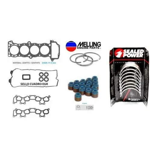 Kit Ajuste Juntas Anillos Sellos Metales Tsuru Iii Sentra