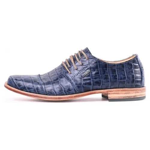 Zapato De Vestir Hombre -  Cuero Vacuno - Santana Blue