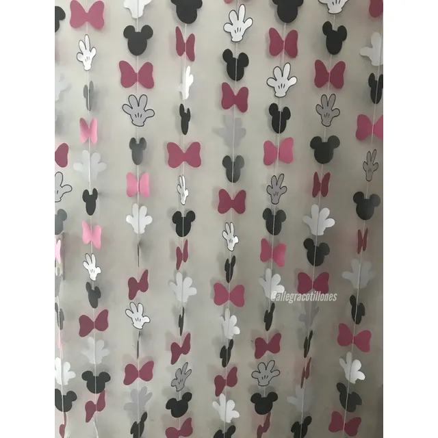 Cortinas Decorativas Para Fiestas Minnie. Allegracotillones.