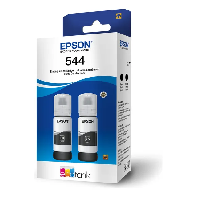 Epson Paquete De 2 Tintas Color Negro T544