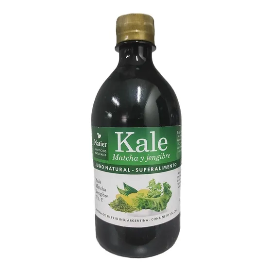 Jugo De Kale Matcha Y Jengibre Bebible Natier 500ml