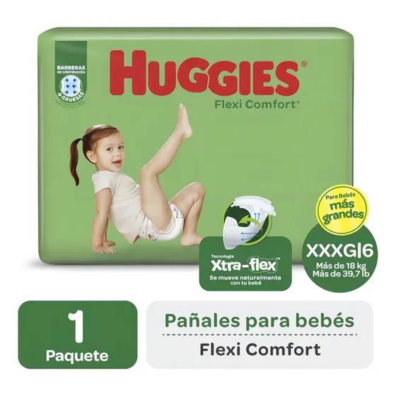 Pañales Huggies Flexi Comfort Ahorrapack Xxxg Bolson 48 Un | Cuotas sin interés