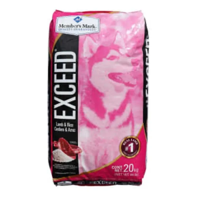 Alimento Para Perro Exceed Cordero Y Arroz 20 Kg Msi