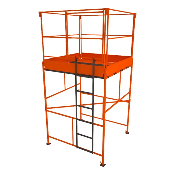 Andaime Tubular Nr18 6 Metros  De Altura Completo