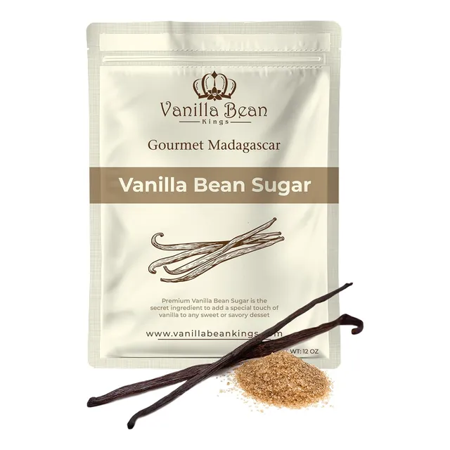 Azúcar De Vainilla Pura De Madagascar 12 Oz Para Cocinar