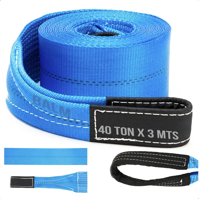 Cinta Fita 40 Toneladas X 3 Metros Reboque Guincho 4x4 100mm
