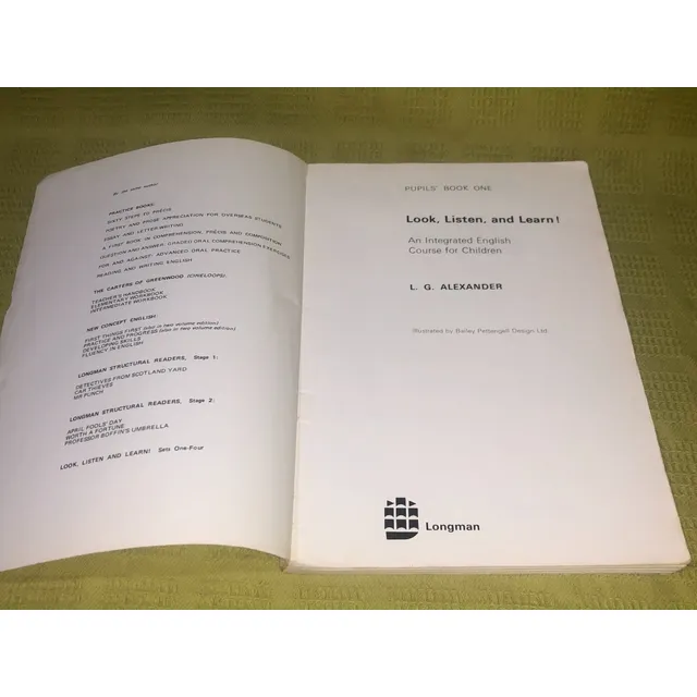 Look, Listen, And Learn! Pupils´ Book One - Longman