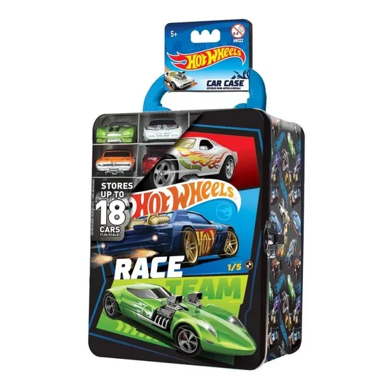 Hot Wheels Guarda 18 Autos Metalico Hwcc2 4 Modelos Intek