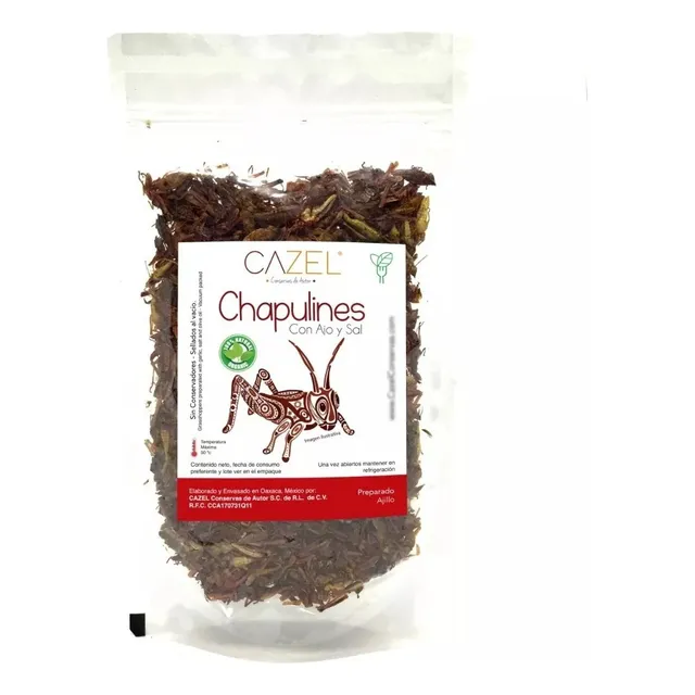 Chapulines Ajo Y Sal - Cazel - g a $1248