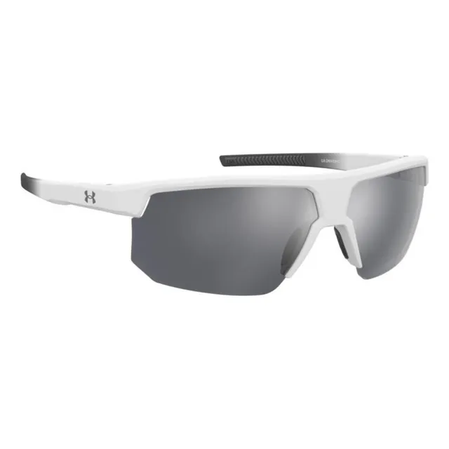 Lentes De Sol Under Armour Ua Driven/g Lente Gris Varilla Blanco Armazón Blanco/gris Diseño Deportivo
