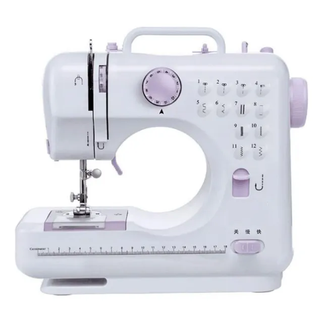 Maquina Coser Para Principiante Portátil Mini Eléctrica 12 S