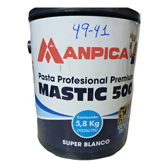 Galón De Pasta Profesional Premium Mastic 500  Manpica