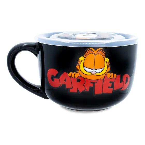 Taza De Sopa Silver Buffalo Garfield De Cerámica De 700 Ml C