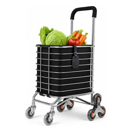 Carrito Compras Changuito Plegable H8 Ruedas Reforzado Bolsa