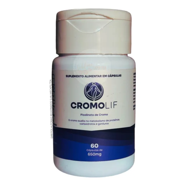 Cromolif 60 Cápsulas Detox Potente 100% Original 650mg 1un
