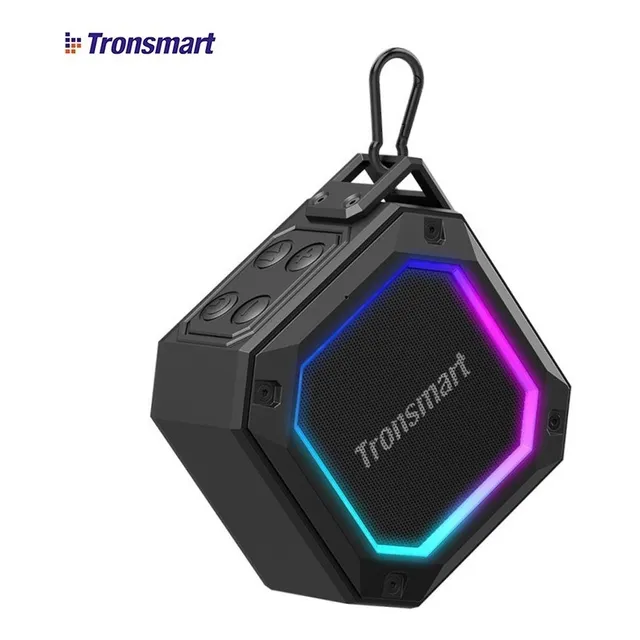 Parlante Tronsmart Groove 2 Groove 2 portátil con bluetooth waterproof negra 220V