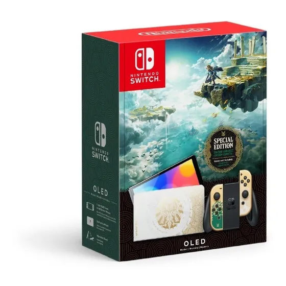 Nintendo Nintendo Switch OLED 64GB The Legend of Zelda: Tears of the Kingdom cor dourado 2023