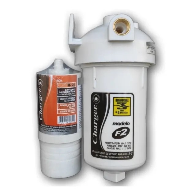 Filtro Para Agua De Paso Rapido F2 Premiun De Charger Tc.