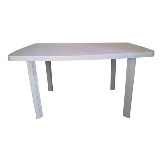 Mesa Plástica Rectangular De 6 Puestos 
