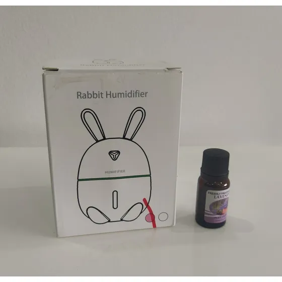 Humidificador De Aroma Conejo, Rosado, Con 1 Esencia, Usado