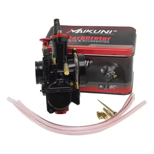 Carburador Maikuni Cortina Plana Competicion 28 30 32 34 Mm